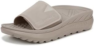 Vionic Blissful Unisex Recovery Sandals – Orthotic Slide with Cushioned Support, Cobblestone Grey, 8