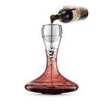 Final Touch Twister Red Wine Aerator & Decanter, Stainless Steel Edition