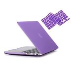 RUBAN Case Compatible with MacBook Pro 15 inch (2015-2012) Release A1398, Plastic Hard Case Shell with Keyboard Cover for Old Version MacBook Pro Retina 15 Inch, Purple