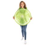 Citrus Slice Food Costume | Slip On Halloween Costume for Women and Men| One Size Fits All | Lime Slice Costume