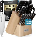 Cutluxe 15-Piece Knife Block Set – 