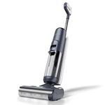 Tineco Floor ONE S5 Smart Cordless Wet-Dry Vacuum Cleaner and Mop for Hard Floors, Digital Display, Long Run Time, Great for Sticky Messes and Pet Hair, Space-Saving Design, Blue