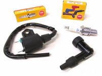 SP Ignition Coil with Spark Plug, Compatible with Sachs, Keeway, and More (0.2 kg, Male Connector)