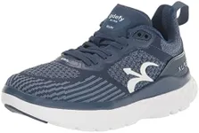 Gravity Defyer g-defy XLR8 Run Running Shoes for Men | Comfortable Orthopedic Shoes for Standing All Day | Patented VersoShock Technology | Wide Toe Box Blue, White