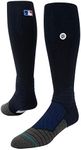 Stance Men's Diamond Pro OTC MLB on Field Calf Sock, Darknavy - Small/Youth Large