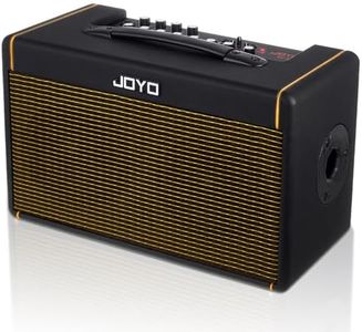 JOYO 40W Guitar Amp for Acoustic Guitar Built-in Bluetooth and Battery with Reverb Chorus Delay Effect for Outdoors and livehouse (AC-40S)