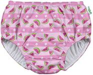 Pull-up Reusable Absorbent Swimsuit Diaper-Light Pink Watermelon Stripe-3T