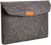 Amazon Basics 15.4 Inch Felt Macbook Laptop Sleeve Case - Charcoal