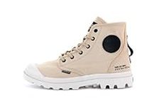 Palladium Unisex's Pampa Hi Htg Supply Sneaker, Desert, 7 UK