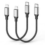 1ft USB C to Lightning Cable Short,