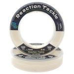 Reaction Tackle 100% Pure Fluorocarbon Fising Line - Leader Line/Clear / 10LB 50 Yd