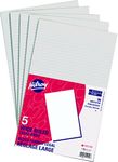 Hilroy Wide Ruled Legal Pads, 8-3/8 X 14 Inches, White, 96 Sheets, Pack of 5 (51450)