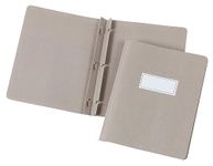 Oxford Duotang Panel & Border Report Cover, Letter Size, Grey, 100 Sheet Capacity, 25/Box