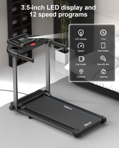 Foldable Under Desk Treadmill – Compact Walking Pad for Home Office