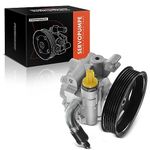 Frankberg Power Steering Pump Steering System Hydraulic Pump with pulleys Compatible with Tourneo Connect I4 1.8L 2002-2013 Transit Connect P65_ P70_ P80_ I4 1.8L 2002-2013 Diesel Replace# 1332451