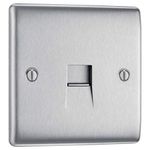 BG Electrical Single Telephone Master Socket