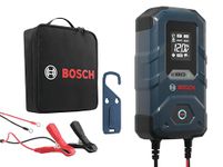 Bosch C80-Li Battery Charger & Maintainer, 15 Amps (380W) – for 6V/12V, 30 Ah to 400 Ah, Lead‑Acid & 12V LiFePO4 | LCD, Quick Charge & Override, IP65 | Cars, SUVs, Trucks & Marine
