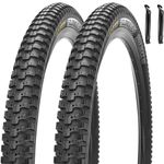 SIMEIQI 2 Pack 26x2.1 Bike Tires (2 Tires 2 Levers, 26x2.1)