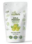 MYHERB 100% Natural Organic Amla Indian Gooseberry Powder (Dry), For Skin & Hair Care Food Grade, For Men & Women (227 Gm/0.5 Lbs)