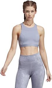 adidas Women's Performance Running Medium-Support Bra, Silver Violet, X-Small (A-C Cup)