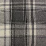 McAlister Textiles Heritage Luxury Tartan Fabric by The Metre - Charcoal Grey Sewing Curtain and Upholstery Material - 140cm Width