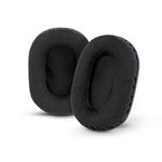 Brainwavz Micro Suede Earpads for Sony MDR 7506, Compatible V6, V7, CD900ST, MDR7506 & Other Headphones, Soft, Compfy, Memory Foam Ear Pads (See Dimensions), Micro Suede Black