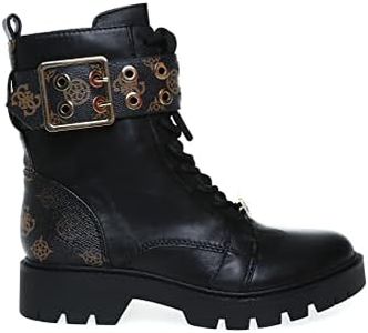 GUESS FL7R2RFAL10 Botines Anfibios Biker en Cuero