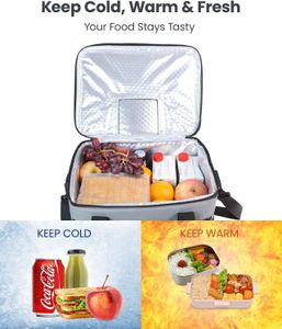 Kollea 30L Insulated Cooler Bag – Leak-Proof Lunch Box with Straps, Multi-Pocket, Travel & Picnic