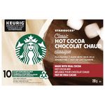 Starbucks Hot Cocoa, Hot Chocolate Single Serve Keurig K-cup Pods, 6 Boxes, 60 Capsules