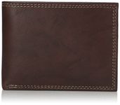 Buxton Men's Hunt Credit Card Billfold Wallet, Brown, One Size