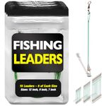 Fishing Leaders with Swivels Assortment - Fishing Gear and Equipment - Fishing Tackle – Fishing Stuff - Fishing Equipment Saltwater Fishing Gear -Fishing Leader Line - Fishing Supplies