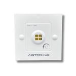 AirTech-UK Timer Socket Switch for Extractor Fan - Surface Mounted Bathroom Fan Controller