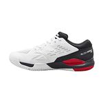 Wilson Rush Pro Ace White/Black/Poppy Men's Tennis Shoes 12