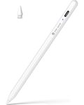 eller santé® Universal Stylus Pen for Touch Screen Devices Compatible with Android, iOS, Tablets & Smartphones Pencil Power Display Tilt Sensitivity Magnetic Adsorption- White