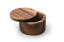 IRONWOOD 28221 Appalachian Salt Cellar, Acacia Wood, 4 x 4 x 2.5 inches