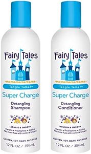 Fairy Tales Tangle Tamer Detangling Shampoo and Conditioner for Kids - Ultra Moisturizing and Anti Frizz Protection - Paraben Free, Sulfate Free - 12 Oz each Bottle - 2 pack