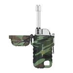 Horns Bee Windproof Electric Lighter - Plasma Lighters with Long Flexible Neck, Rechargeable Electric Candle Lighters, Waterproof Torch Lighter, Camping Accessories Survival Hiking Gear (Camo)