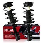 Shoxtec Front Pair Complete Struts Assembly Replacement for 2007-2012 Nissan Sentra Base SL S Coil Spring Shock Absorber Repl. Part no.172379 172378