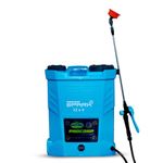 PAD CORP Spark 12 Volts X 8 Ampere Battery Sprayer Knapsack Sprayer | Light Weight | 16 Liter Tank Capacity | 1.7AH Charger | Lumber Support (Model-Spark 12X8) (Color-Sky Blue) (6 Month Warranty)