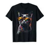 Cat Sunglasses - Pet Animal Art Cat T-Shirt