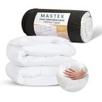 Mastex Mattress Topper Kingsize Bed - 5 CM Thick, Quilted, Extra Deep, Super Fluffy & Breathable - Strong Elastic Bands, Fits Up to 40 CM - Premium Hollowfiber Filling