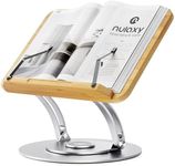 Nulaxy Bamboo 360 Rotating Book Sta