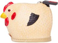 Rubber Chicken Coin Purse: Multicolor Tan