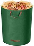 Garden Waste Bags,300L Garden Bags Heavy Duty with Handles and Support Frame, Pop up Garden Waste Bag Reusable Gardening Bag Foldable, Garden Sacks for Leaf Grabbers and Leaf Collector