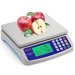 Bonvoisin Industrial Counting Scale 30kg/66lb for Precision Electronic Gram Scale Digital Parts Coins Piece Counting Scale Lb/Kg Switchable(30kg/66lb, 1g, 0.002lb)