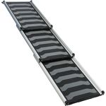 TRIXIE Heavy Duty 69" Telescoping Pet Ramp, Lightweight Aluminum, Portable Dog Ramp, Car Ramp, Extra Long