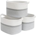 Chicvita 3-Pack Cotton Rope Storage