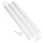 EShine Hand Wave Activated Under Cabinet LED Lighting Kit, Dimmable, 3-Pack 40 in - Touchless Dimming Control, White Under Counter Lights for Kitchen, Garage, Office, Shelf - Warm White (3000K)