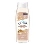 St. Ives Soothing Body Wash & Shower Gel for Women with Oatmeal & Shea Butter, Intense Moisturisation, Mild Cleanser moisturising Liquid Body Wash with 100% Natural Extracts, Paraben-Free Bath Gel, Dermatologically Tested, 400ml