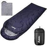 Anbte Outdoor Sleeping Bag for Camping, 230cm x 84cm Large Sleeping Bags Lightweight Waterproof Warm & Cool Weather (0 ℃ -10 ℃) Sleep Bag 3-4 Seasons Camping Traveling Activities for Adults Men Women